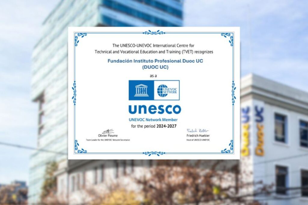 Duoc UC renueva como Centro UNESCO